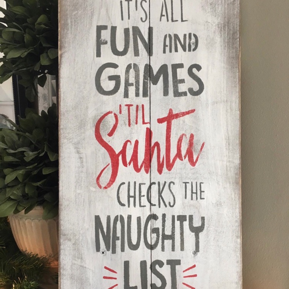 Homemade Sign